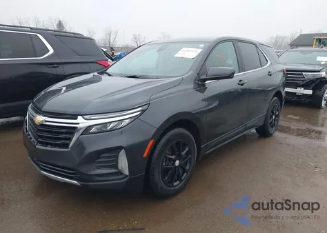 2022 Chevrolet Equinox Fwd Lt из США, поврежденный, VIN 2GNAXKEV0N6145741